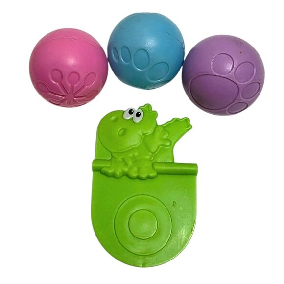 Fisher Price Go Baby Poppity Pop Dino Toy Replacement Dinosaur Spinner & 3 Balls - Picture 1 of 3